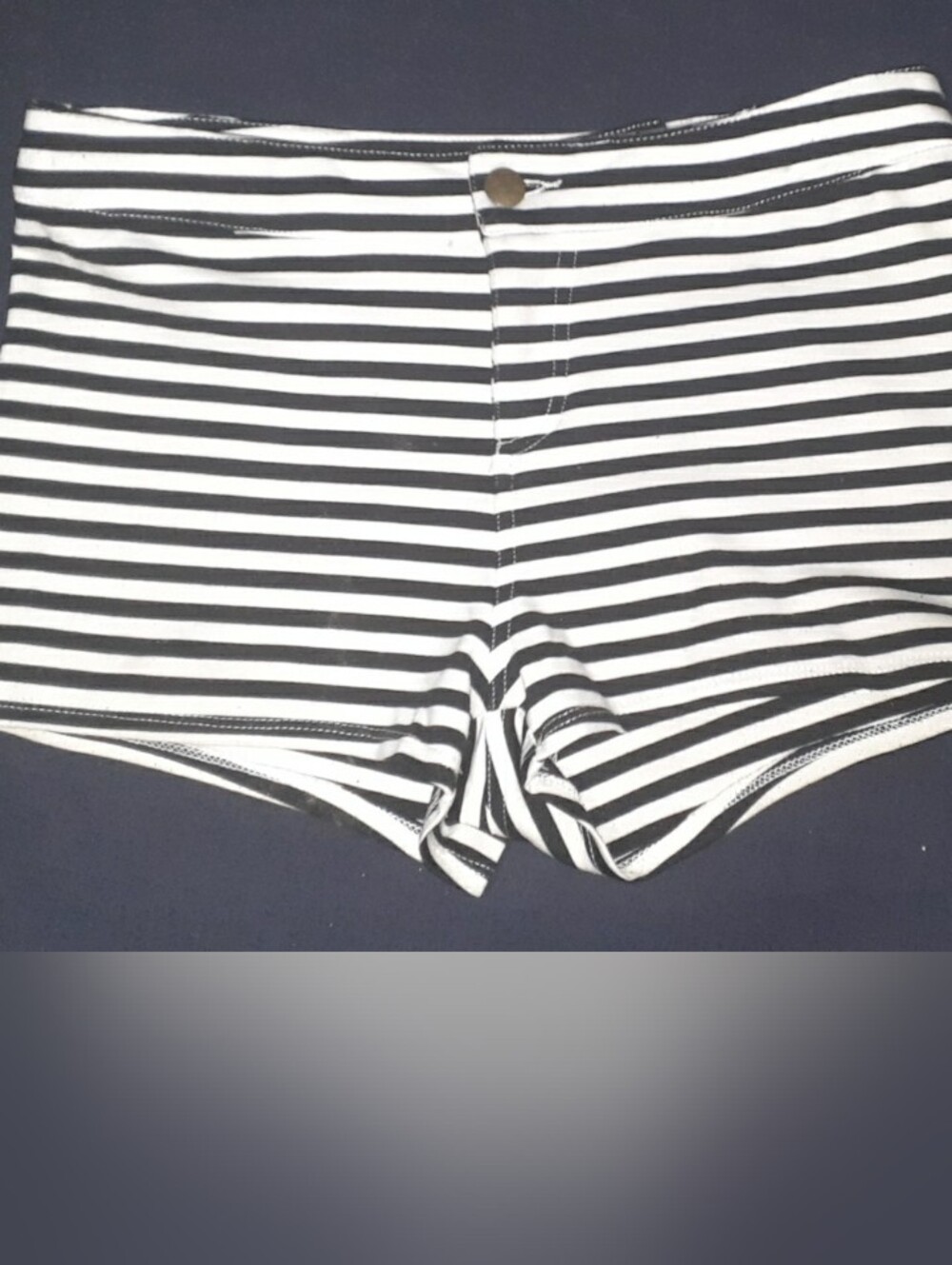 Forever XXI Mid-Waist Striped Shorts